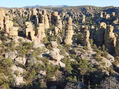 Chiricahua National Monument is a geologic wonderland with balancing rocks