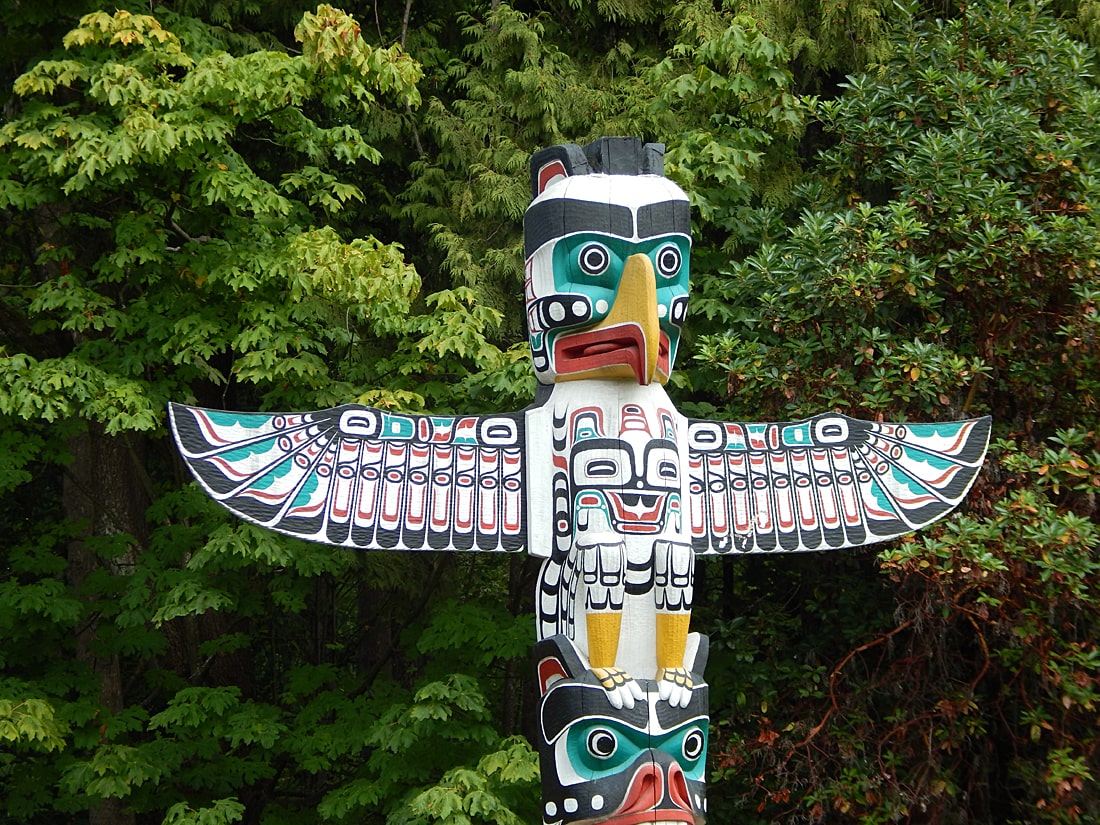 Totem Pole in Stanley Park, Vancouver