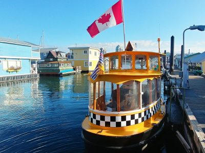 Victoria boat taxi around the harbor